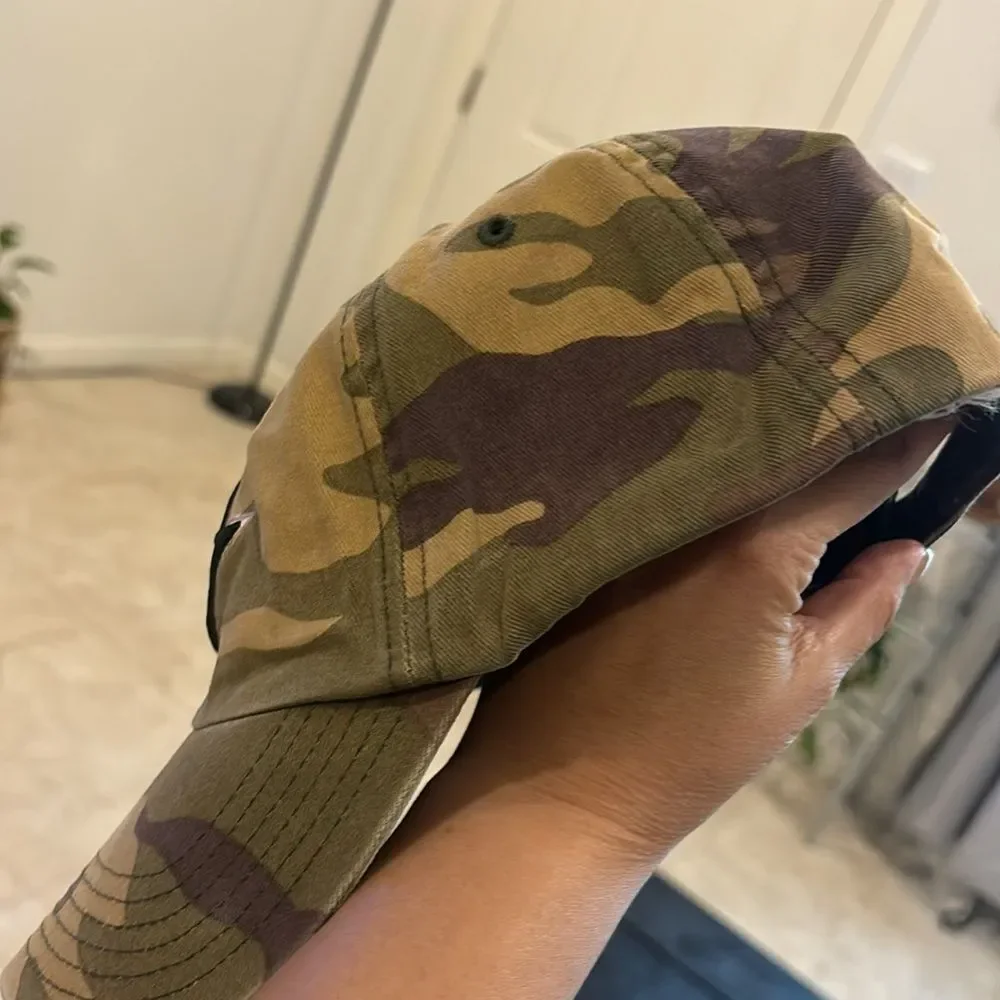Vintage Houston Astros Star Camouflage Camo No Tag Adjustable Cap Hat​